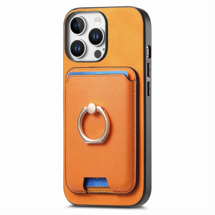 Retro Cross Leather Card Bag MagSafe Phone Case, For iPhone 12 Pro, For iPhone 11 Pro Max, For iPhone 11