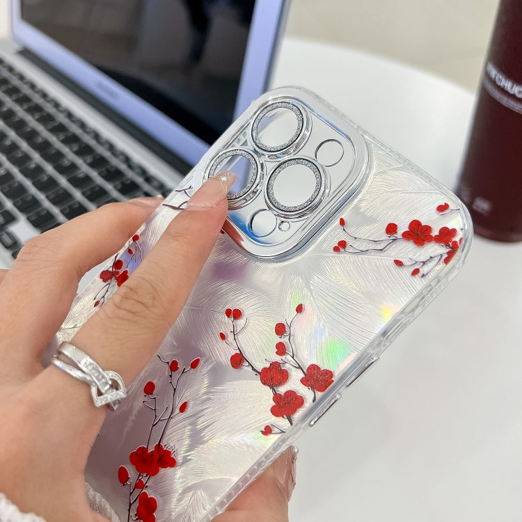 Electroplating Flower Texture Wristband TPU Phone Case, For iPhone 17e / 16e, For iPhone 16 Pro Max, For iPhone 16 Pro, For iPhone 16 Plus