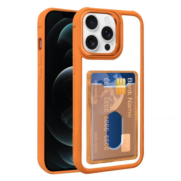 Electroplated Card Bag Acrylic Hybrid TPU Phone Case, For iPhone 12 Pro Max, For iPhone 12 Pro, For iPhone 11 Pro Max