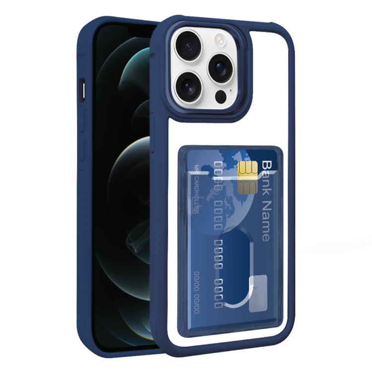 Electroplated Card Bag Acrylic Hybrid TPU Phone Case, For iPhone 12 Pro Max, For iPhone 12 Pro, For iPhone 11 Pro Max