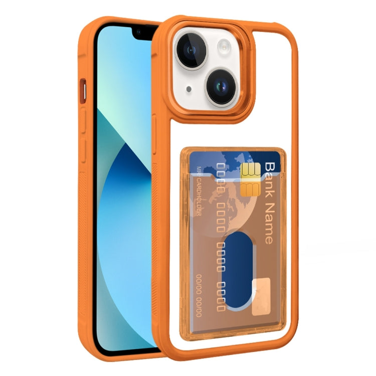 Electroplated Card Bag Acrylic Hybrid TPU Phone Case, For iPhone 13 Pro, For iPhone 13, For iPhone 12