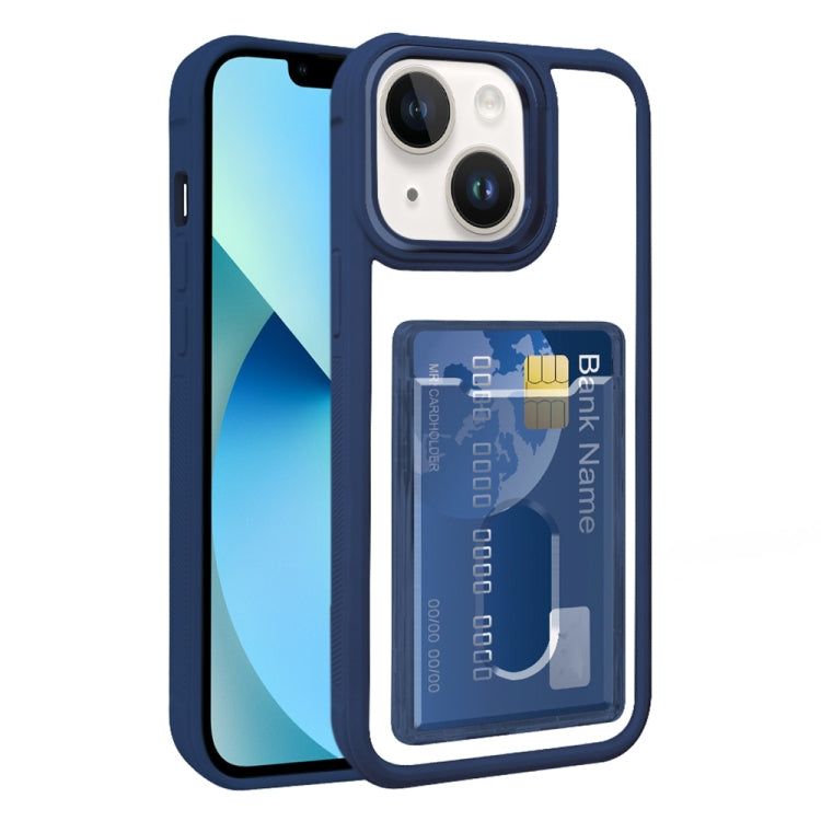 Electroplated Card Bag Acrylic Hybrid TPU Phone Case, For iPhone 13 Pro, For iPhone 13, For iPhone 12
