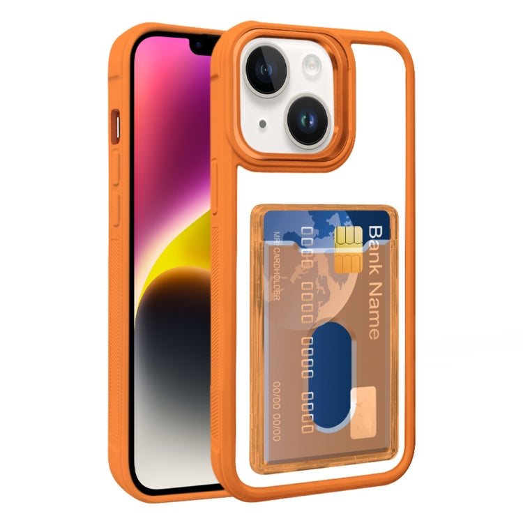Electroplated Card Bag Acrylic Hybrid TPU Phone Case, For iPhone 14, For iPhone 14 Pro Max, For iPhone 13 Pro Max