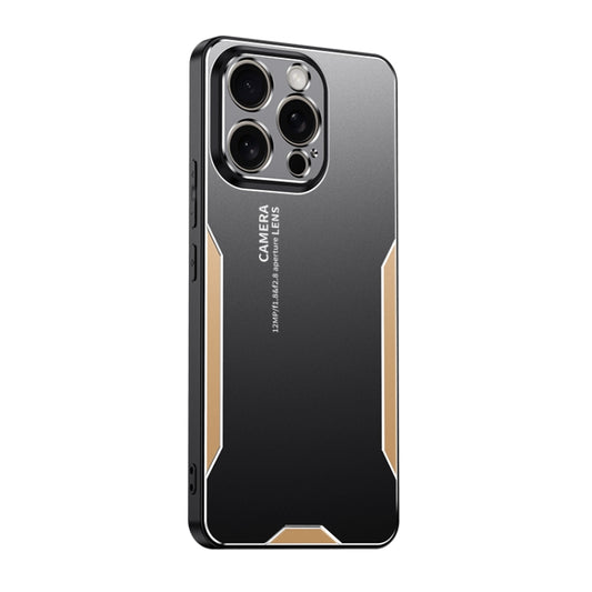Blade Series TPU Hybrid Metal Phone Case, For iPhone 16 Pro, For iPhone 16 Plus, For iPhone 16, For iPhone 15 Pro Max, For iPhone 15 Pro, For iPhone 15 Plus