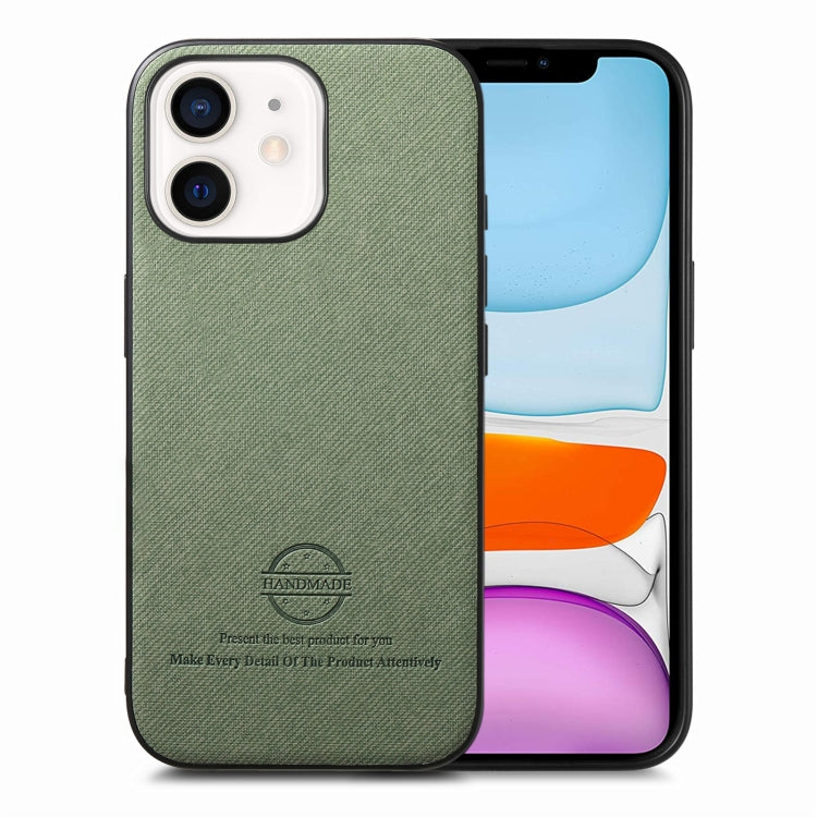 Twill Fabric Leather Skin Back Phone Case, For iPhone 12 Pro, For iPhone 11 Pro Max, For iPhone 11