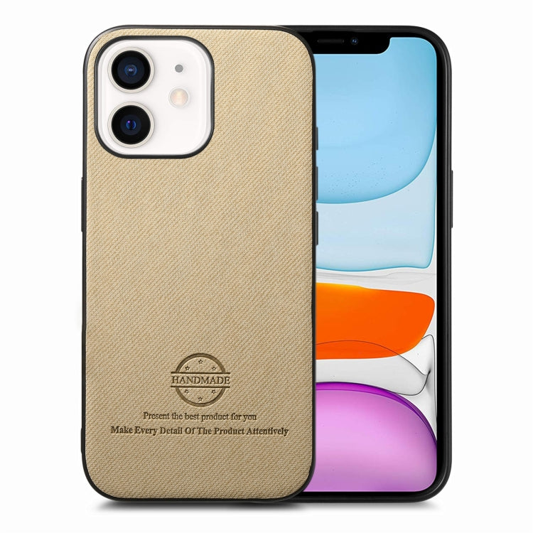 Twill Fabric Leather Skin Back Phone Case, For iPhone 12 Pro, For iPhone 11 Pro Max, For iPhone 11