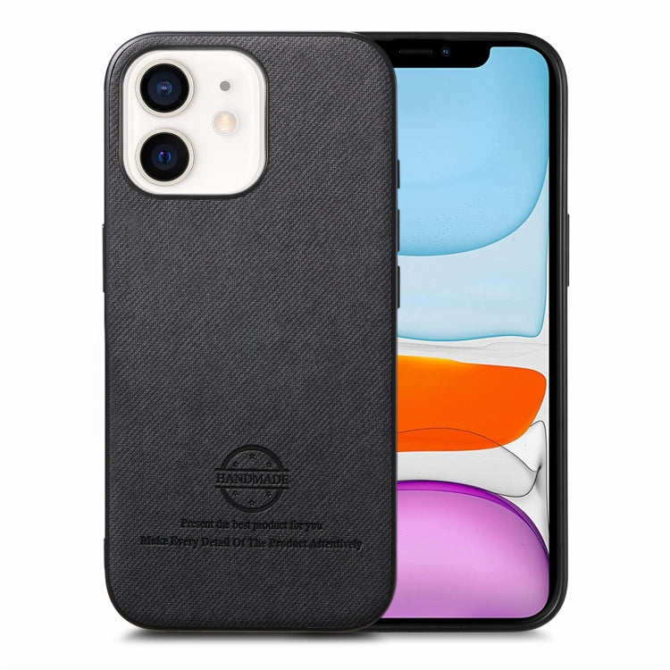 Twill Fabric Leather Skin Back Phone Case, For iPhone 12 Pro, For iPhone 11 Pro Max, For iPhone 11
