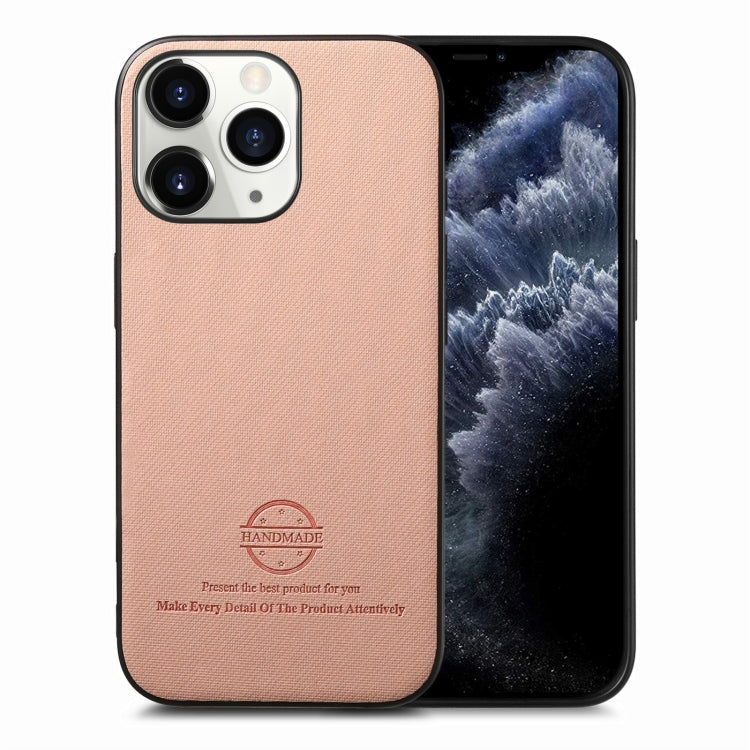 Twill Fabric Leather Skin Back Phone Case, For iPhone 12 Pro, For iPhone 11 Pro Max, For iPhone 11