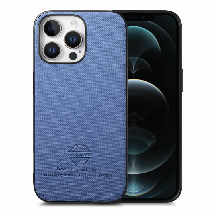 Twill Fabric Leather Skin Back Phone Case, For iPhone 12 Pro, For iPhone 11 Pro Max, For iPhone 11