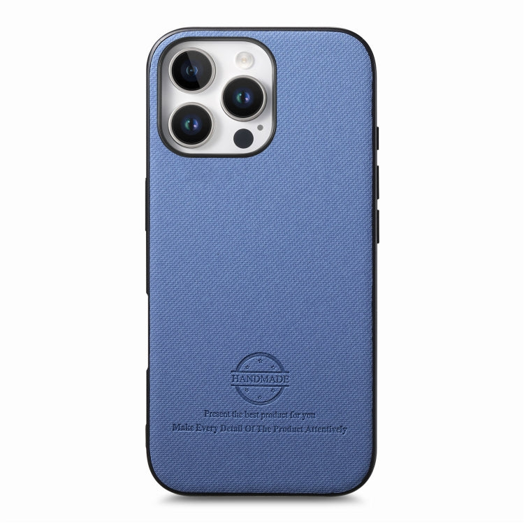 Twill Fabric Leather Skin Back Phone Case, For iPhone 12 Pro, For iPhone 11 Pro Max, For iPhone 11