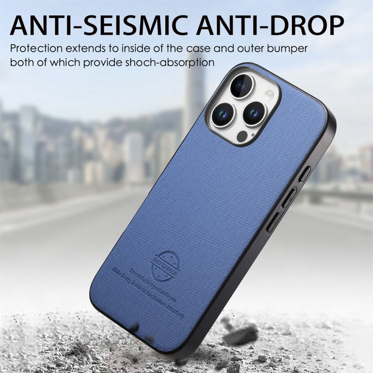 Twill Fabric Leather Skin Back Phone Case, For iPhone 12 Pro, For iPhone 11 Pro Max, For iPhone 11