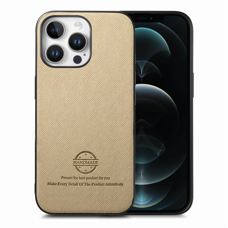 Twill Fabric Leather Skin Back Phone Case, For iPhone 12 Pro, For iPhone 11 Pro Max, For iPhone 11