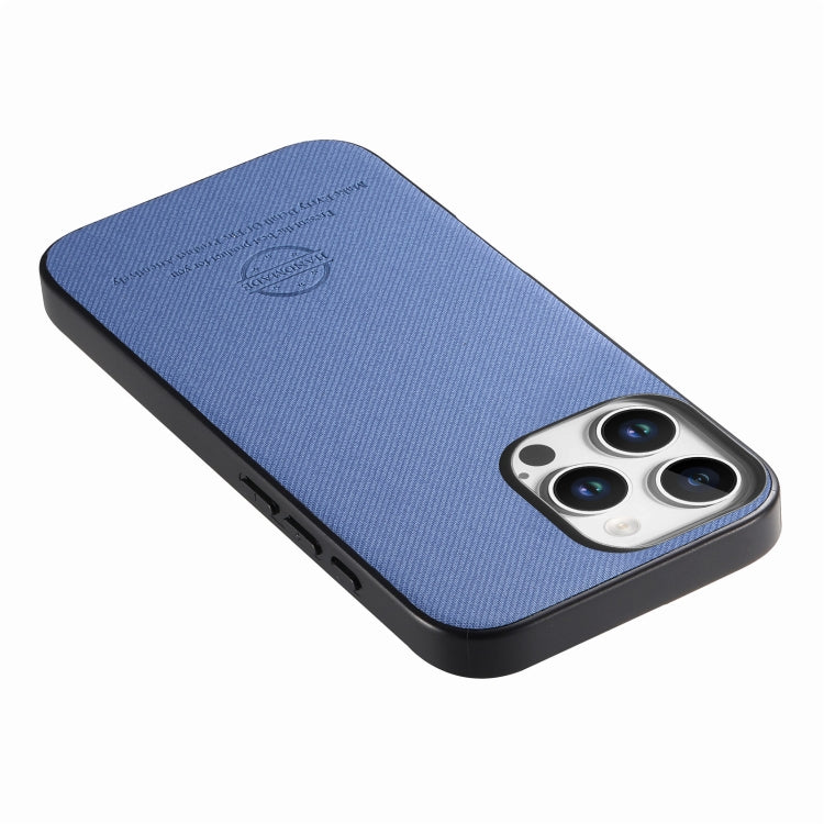 Twill Fabric Leather Skin Back Phone Case, For iPhone 14 Pro Max, For iPhone 13 Pro Max, For iPhone 13 Pro