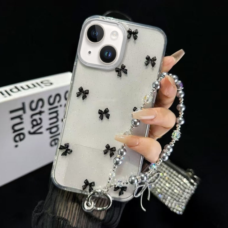 Little Fresh Bow Bracelet Chain TPU Phone Case, For iPhone 13 Pro Max, For iPhone 13 Pro, For iPhone 13, For iPhone  12, For iPhone 12 Pro Max, For iPhone 12 Pro