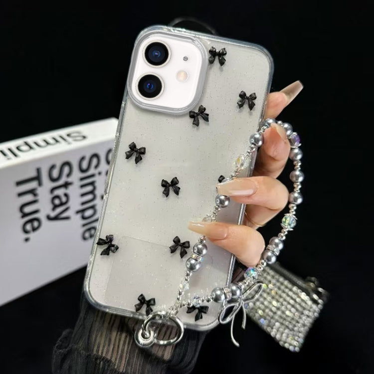 Little Fresh Bow Bracelet Chain TPU Phone Case, For iPhone 13 Pro Max, For iPhone 13 Pro, For iPhone 13, For iPhone  12, For iPhone 12 Pro Max, For iPhone 12 Pro