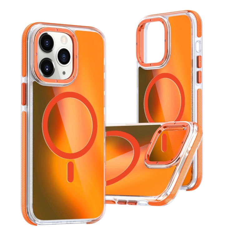 Dual-Color Gradient Discolor MagSafe Phone Case, For iPhone 11