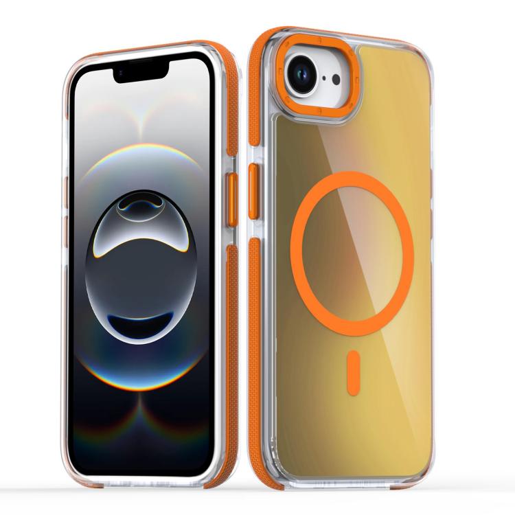 Dual-Color Gradient Discolor MagSafe Phone Case, For iPhone 11