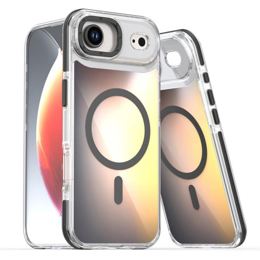 Dual-Color Gradient Discolor MagSafe Phone Case, For iPhone 16 Pro, For iPhone 16 Plus, For iPhone 16, For iPhone 15 Pro Max, For iPhone 15 Pro, For iPhone 15 Plus