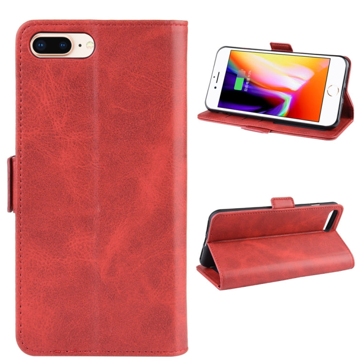 Wallet Stand Leather Cell Phone Case for iPhone 8 Plus / 7 Plus，with Wallet & Holder & Card Slots, For iPhone 8 Plus