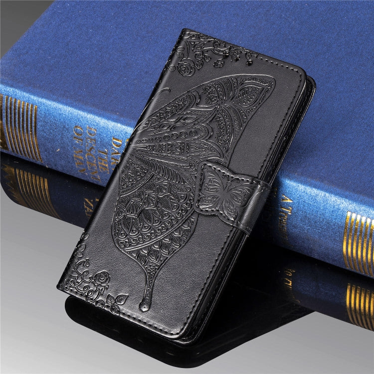 Butterfly Love Flowers Embossing Horizontal Flip Leather Case For iPhone XIR （2019) with Holder & Card Slots & Wallet & Lanyard, For iPhone 11