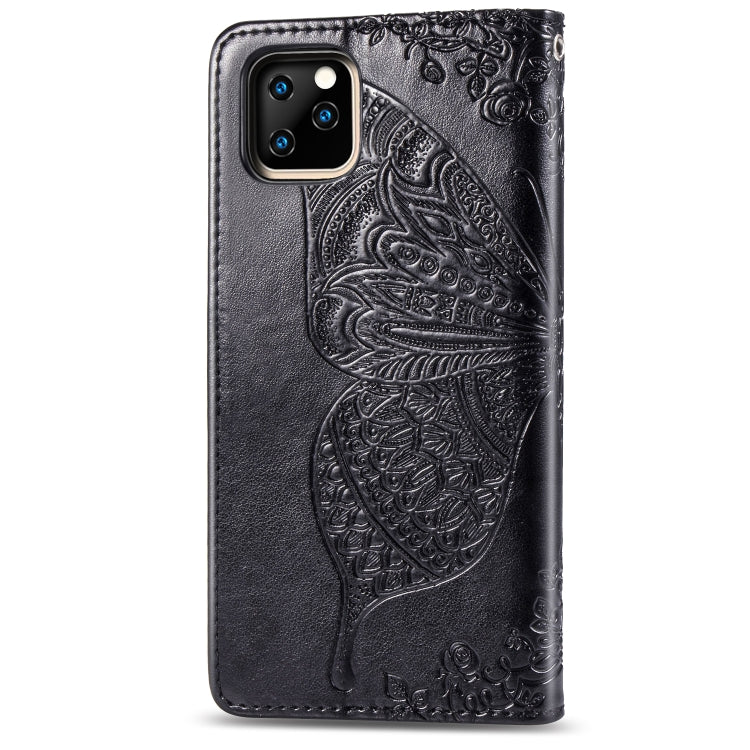 Butterfly Love Flowers Embossing Horizontal Flip Leather Case For iPhone XIR （2019) with Holder & Card Slots & Wallet & Lanyard, For iPhone 11