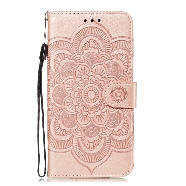 Mandala Embossing Pattern Horizontal Flip Leather Case for iPhone XI Max（2019）, with Holder & Card Slots & Wallet & Photo Frame & Lanyard, For iPhone 11 Pro Max, For iPhone 11 Pro