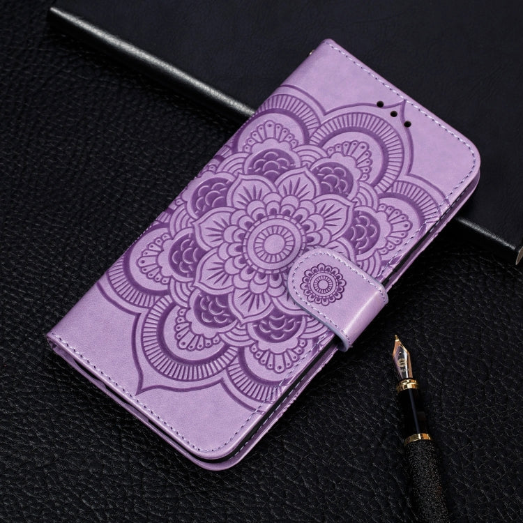 Mandala Embossing Pattern Horizontal Flip Leather Case for iPhone XI Max（2019）, with Holder & Card Slots & Wallet & Photo Frame & Lanyard, For iPhone 11 Pro Max, For iPhone 11 Pro