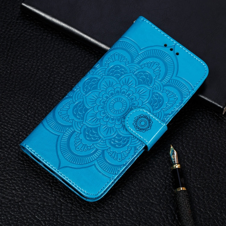Mandala Embossing Pattern Horizontal Flip Leather Case for iPhone XI Max（2019）, with Holder & Card Slots & Wallet & Photo Frame & Lanyard, For iPhone 11 Pro Max, For iPhone 11 Pro
