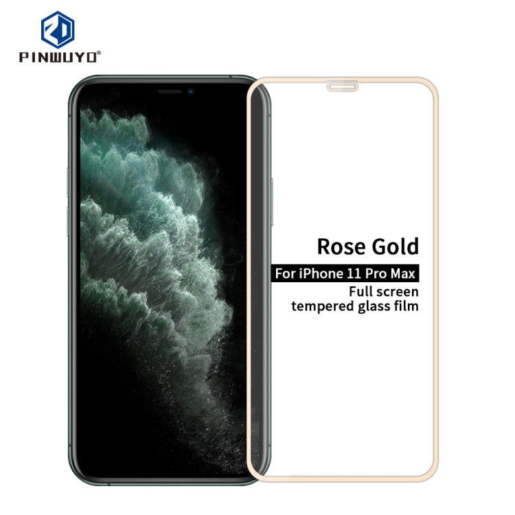 For iPhone 11 Pro Max 6.5寸 PINWUYO 9H 2.5D Full Screen Tempered Glass Film, For iPhone 11 Pro Max