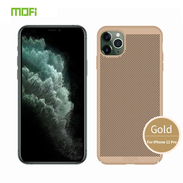 MOFI Breathable PC Ultra-thin All-inclusive Protective Case, For iPhone 11 Pro, For iPhone 11 Pro Max, For iPhone 11
