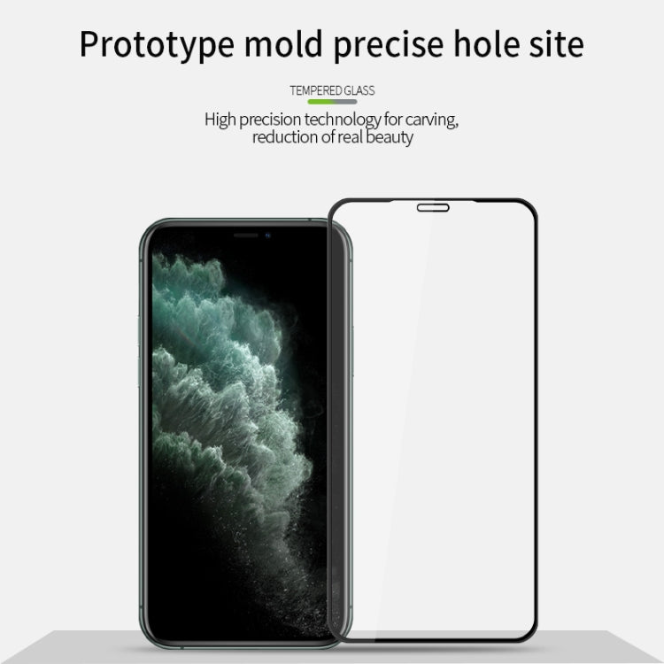 PINWUYO 9H 3D Curved Tempered Glass Film, For iPhone 11 Pro, For iPhone 11 Pro Max, For iPhone 11