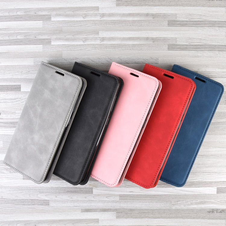 For iPhone 11 Pro Max   Retro-skin Business Magnetic Suction Leather Case with Purse-Bracket-Chuck, For iPhone 11 Pro Max