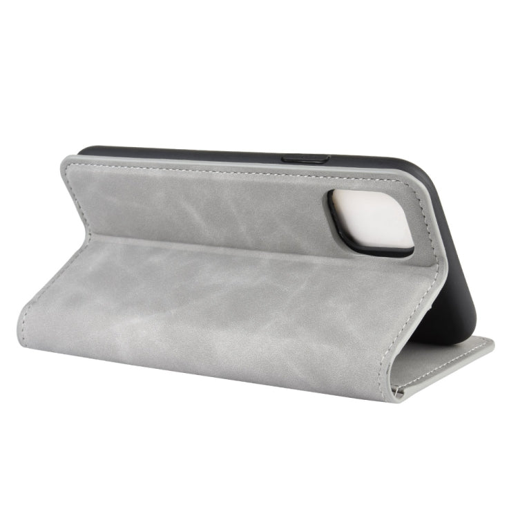For iPhone 11 Pro Max   Retro-skin Business Magnetic Suction Leather Case with Purse-Bracket-Chuck, For iPhone 11 Pro Max