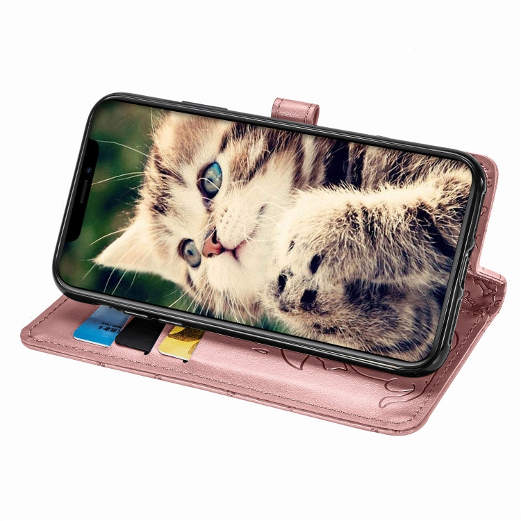 Cute Cat and Dog Embossed Horizontal Flip PU Leather Case with Holder / Card Slot / Wallet / Lanyard, For iPhone 11 Pro Max, For iPhone XS/X, For iPhone XR