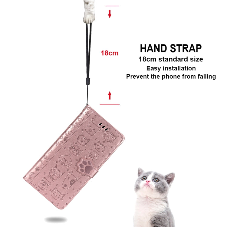 Cute Cat and Dog Embossed Horizontal Flip PU Leather Case with Holder / Card Slot / Wallet / Lanyard, For iPhone 11 Pro Max, For iPhone XS/X, For iPhone XR