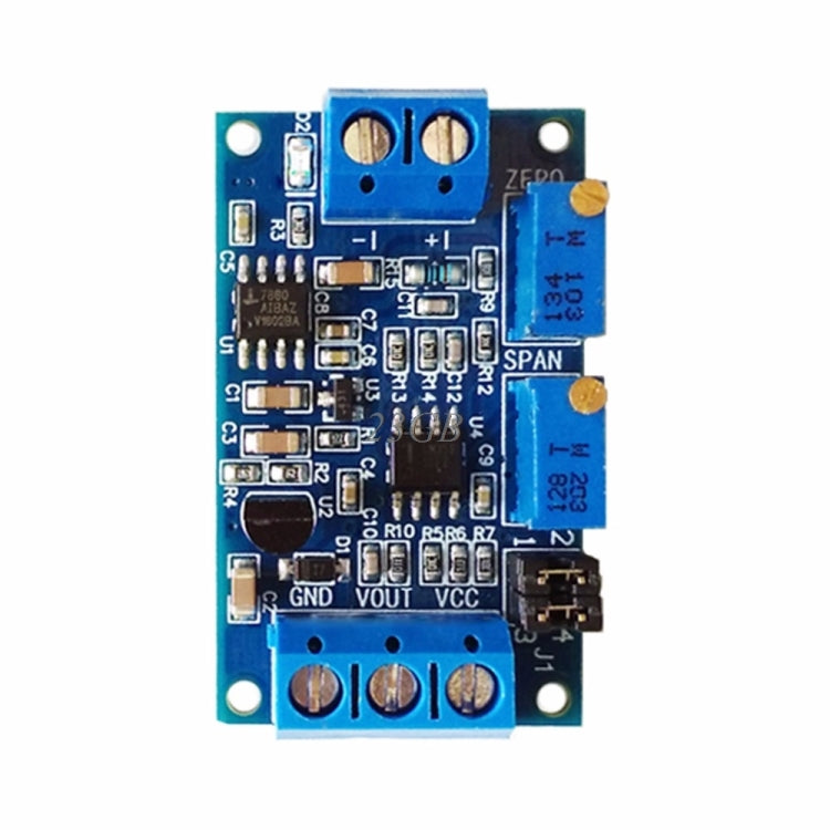 Current to Voltage Module 0 / 4-20mA to 0-3.3V5V10V Voltage Transmitter Signal Conversion Conditioning Adapter