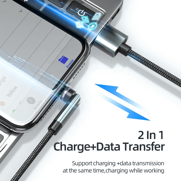 CC57 540 Degrees Rotary Magnetic Fast Charging Data Cable
