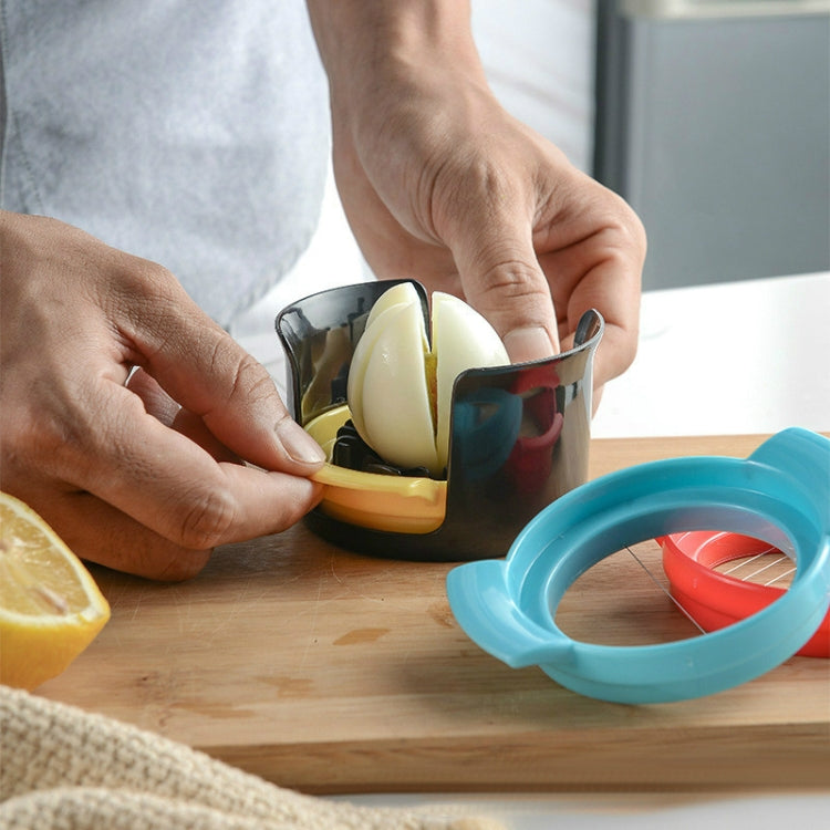 2 PCS 3 in 1 Egg Cutter Kitchen Tools, Egg Slicer 1