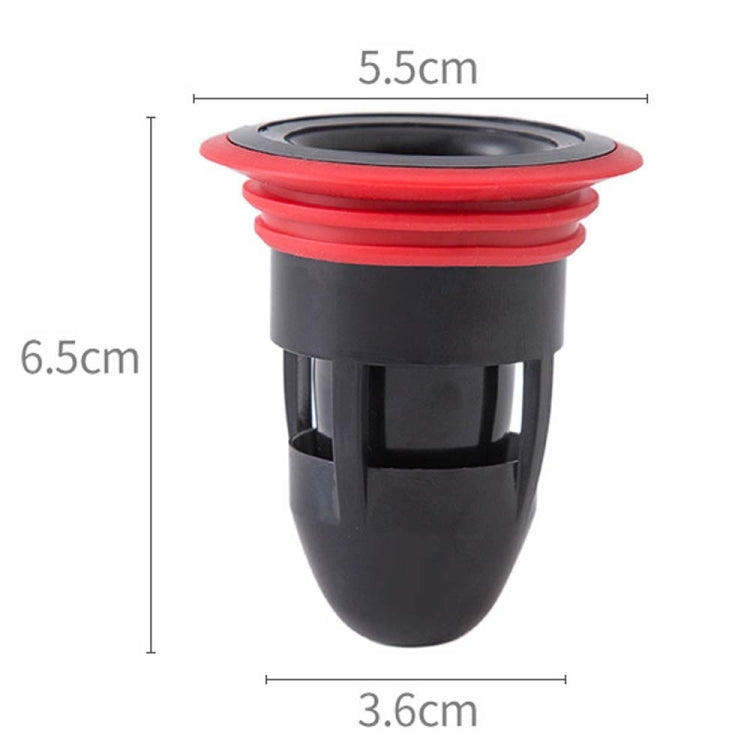5 PCS Creative Kitchen Bathroom Sewer Deodorant Floor Drain Core,Random Color Delivery, Floor Drain Core
