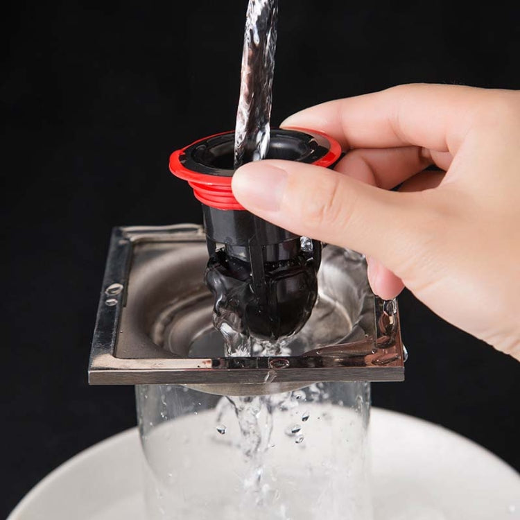 5 PCS Creative Kitchen Bathroom Sewer Deodorant Floor Drain Core,Random Color Delivery, Floor Drain Core
