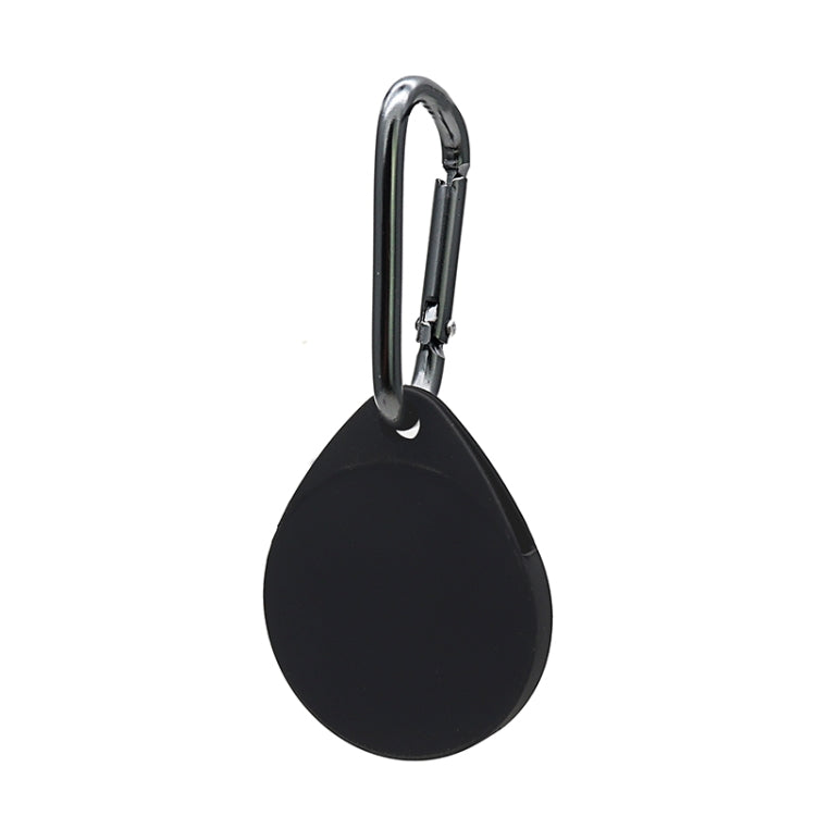 2 PCS Drop Shape Shockproof Anti-scratch Silicone Protective Case with Carabiner for AirTag