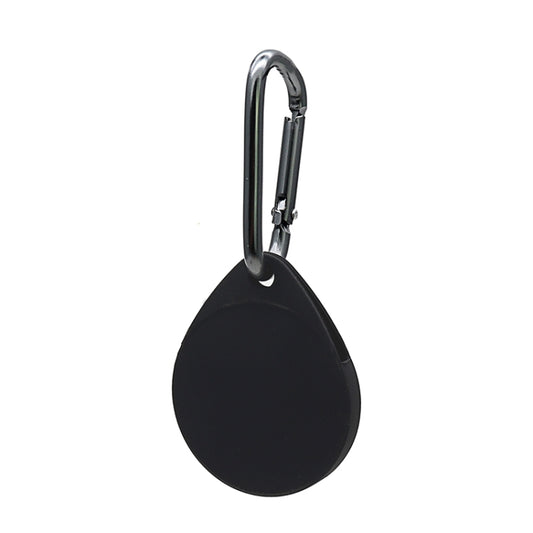 2 PCS Drop Shape Shockproof Anti-scratch Silicone Protective Case with Carabiner for AirTag