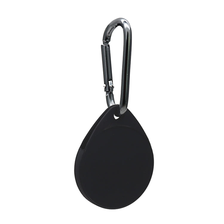 2 PCS Drop Shape Shockproof Anti-scratch Silicone Protective Case with Carabiner for AirTag