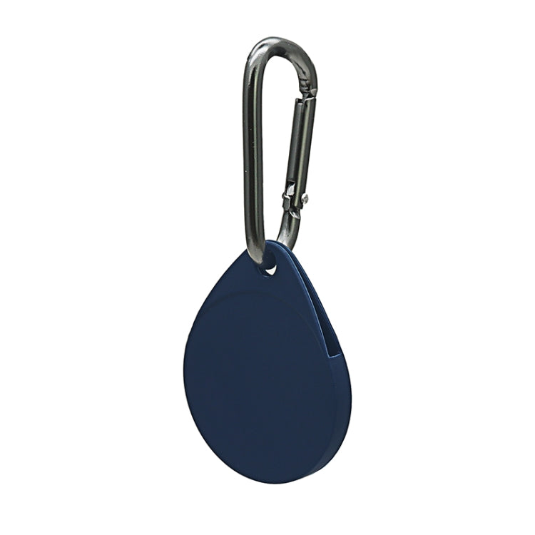 2 PCS Drop Shape Shockproof Anti-scratch Silicone Protective Case with Carabiner for AirTag