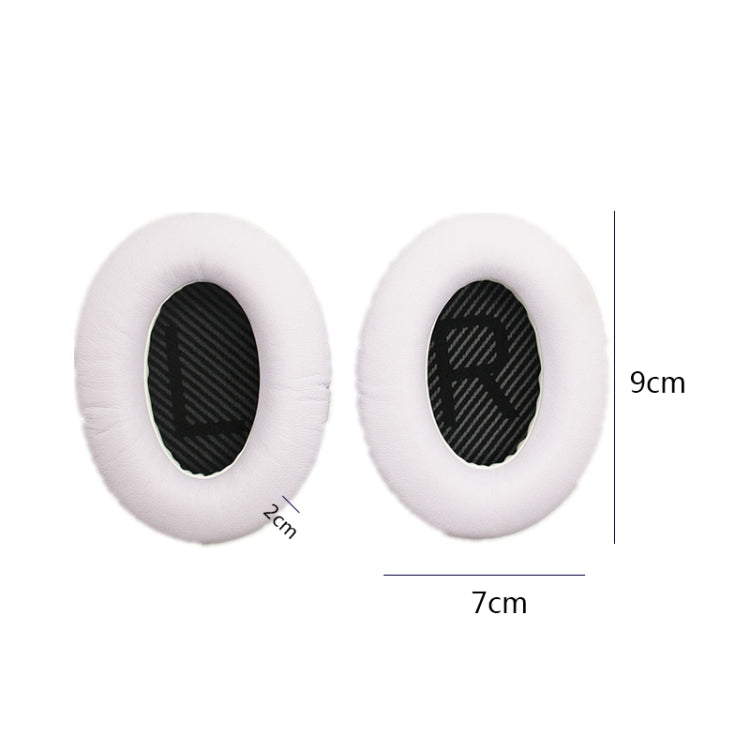 2 PCS Headset Sponge Cover For BOSE QC15 / QC3 / QC2 / QC25 / AE2 / AE2i, Print Color + Blue LR, White + Blue LR, Print Color + Black, Black + Black, White + Black, Print Color + Gray, Khaki + Gray, Coffee + Gray, White + Gray, Gray + Gray...