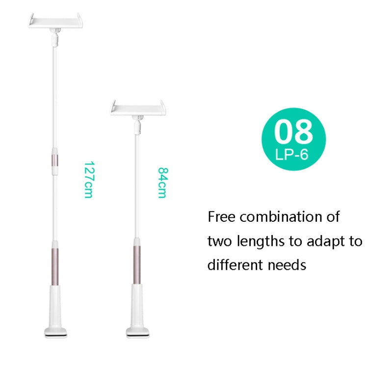 LP-6 Tablet Mobile Phone Lazy Bracket Detachable Bed Bracket, Style:, Two-stage (Golden), Two-stage （Silver), Two-stage (Cute Pink), Two-stage (Titanium Gray), Two-stage (Blue), Three-stage (Golden), Three-stage (Silver), Three-stage (Cute Pink)...