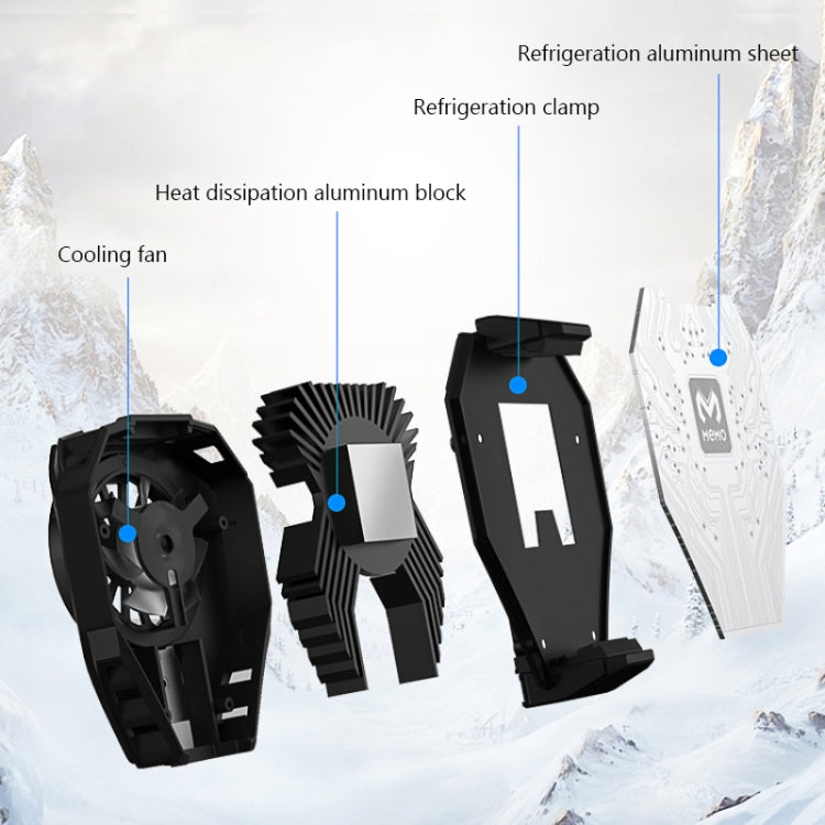 MEMO Semiconductor Cooling Mobile Phone Radiator with Colorful Lights, DL05, DL06