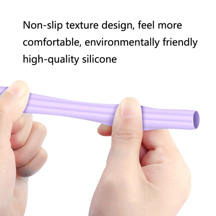 2 Sets 5 In 1 Stylus Silicone Protective Cover + Two-Color Pen Cap + 2 Nib Cases Set, For Apple Pencil 1 (Orange), For Apple Pencil 1 (Matcha Green), For Apple Pencil 1 (Pink), For Apple Pencil 1 (Black), For Apple Pencil 1 (Blue)...