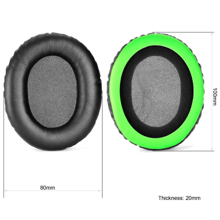 2pcs Headset Earmuffs For Kingston HyperX, Black Mesh, Black Mesh+Green, Black Protein Skin, Black Velvet, Black+Red Velvet, Black+Blue Protein Skin, Black+Green Protein Skin, White+Rose Red, Black Splicing, Black Ice Silk, Black Ice-skinned...