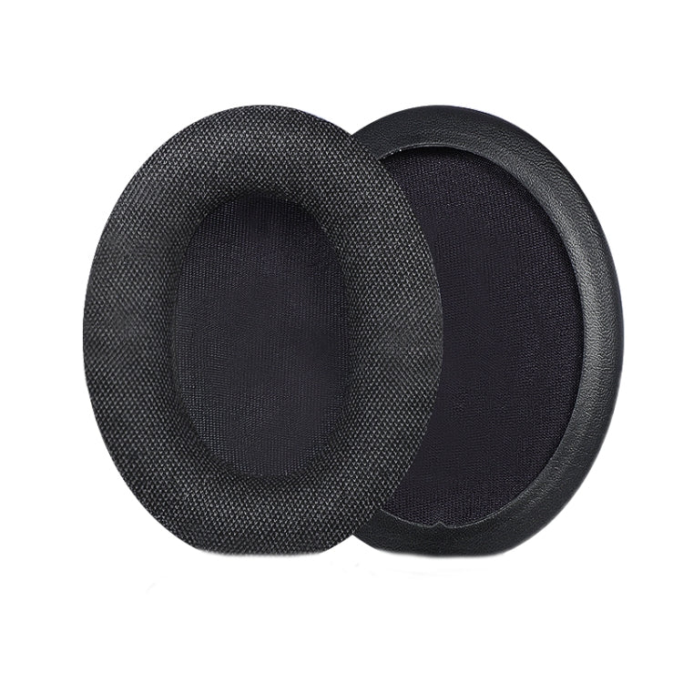2pcs Headset Earmuffs For Kingston HyperX, Black Mesh, Black Mesh+Green, Black Protein Skin, Black Velvet, Black+Red Velvet, Black+Blue Protein Skin, Black+Green Protein Skin, White+Rose Red, Black Splicing, Black Ice Silk, Black Ice-skinned...